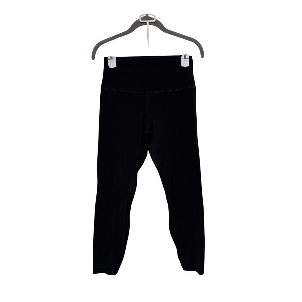 Lululemon Align Black High Rise Crop Leggings Women’s Size 8 Yoga Pants 25” - Picture 2 of 7